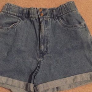 Mom jean denim shorts